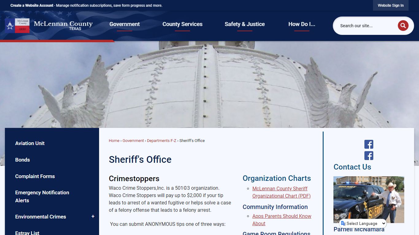 Sheriff's Office | McLennan County, TX