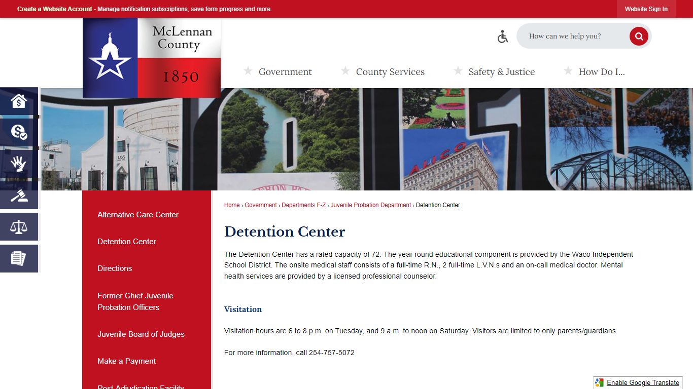 Detention Center | McLennan County, TX